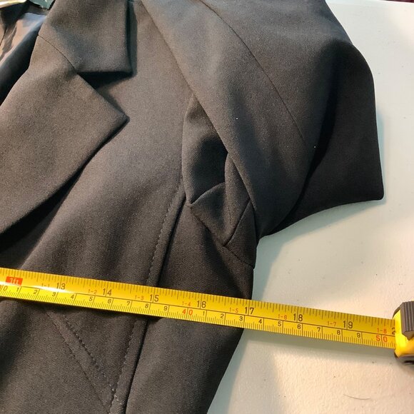Harve Benard Women’s Blazer Black Size 6P Petite Classic Career Jacket - Picture 7 of 10